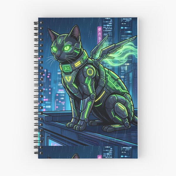 Item preview, Neon Cyber Kitty: Neo Tokyo Guardian designed and sold by Neo Tokio.