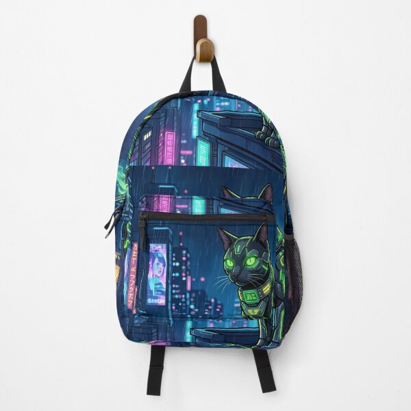 Item preview, Neon Cyber Kitty: Neo Tokyo Guardian designed and sold by Neo Tokio.