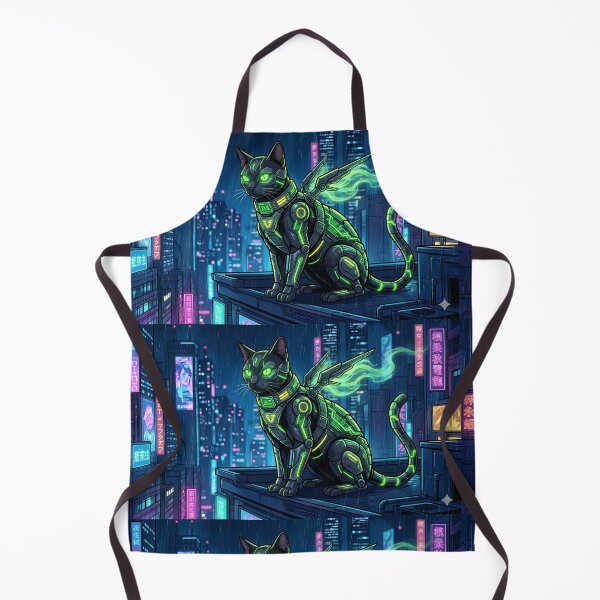Item preview, Neon Cyber Kitty: Neo Tokyo Guardian designed and sold by Neo Tokio.
