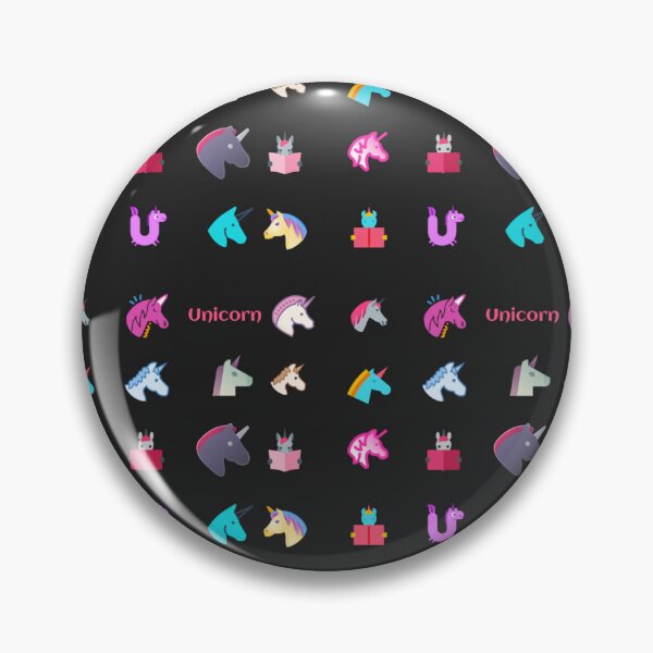 Item preview, Colorful Unicorn Emoji Pattern: Cute Minimalist Fantasy Icon Sticker Pack designed and sold by Yasmine Mohammed.
