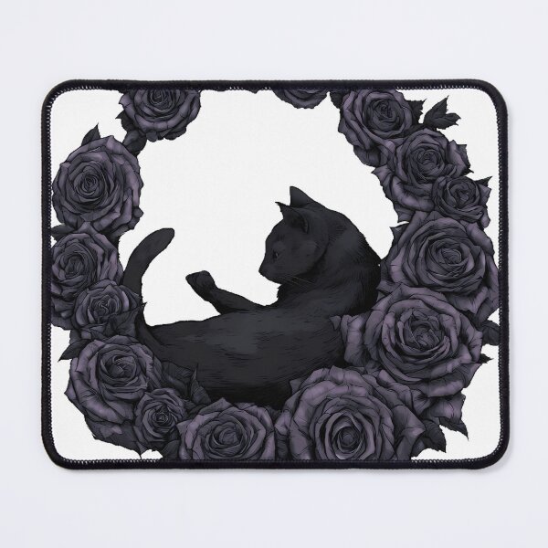 Item preview, Gothic Wreath Cat designed and sold by IllumeInk.
