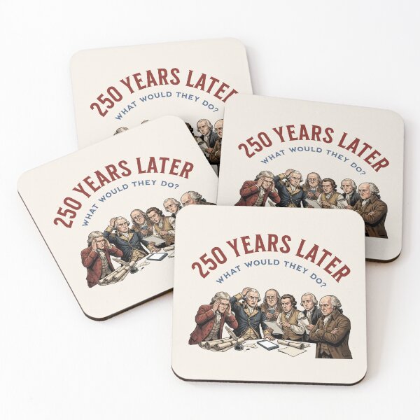 Item preview, Founding Fathers 250 Years Later Modern Tech designed and sold by AntiqueImages.