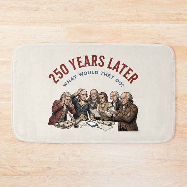 Item preview, Founding Fathers 250 Years Later Modern Tech designed and sold by AntiqueImages.