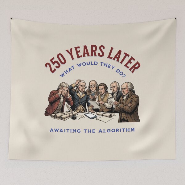 Item preview, Founding Fathers Modern Tech Algorithm USA 250 designed and sold by AntiqueImages.