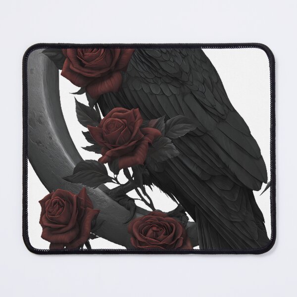 Item preview, Raven Crescent Moon designed and sold by IllumeInk.
