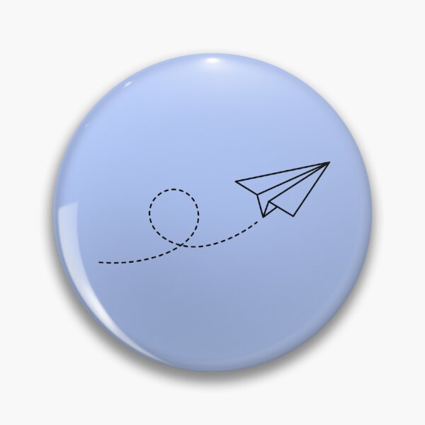 Item preview, Minimalist Paper Airplane Dashed Flight Path Art designed and sold by Opal Aura .