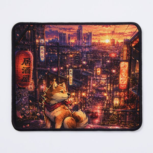 Item preview, Copy of Sunset Alley Shiba Inu “+1000 Aura” designed and sold by kawaii animal store (in Japan).