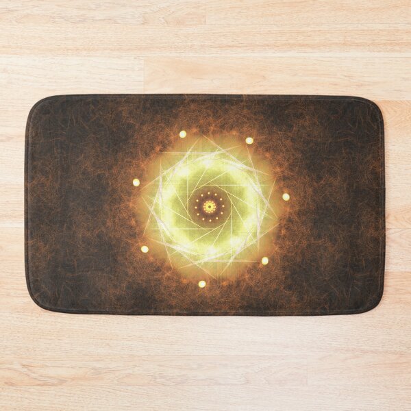 Item preview, Luminous Mandala Fractal - Golden Radiant Design designed and sold by EsmArtUniverse.