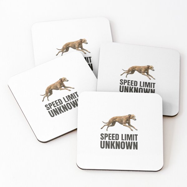 Item preview, Speed Limit Unknown Greyhound Dog designed and sold by laughingshirts.