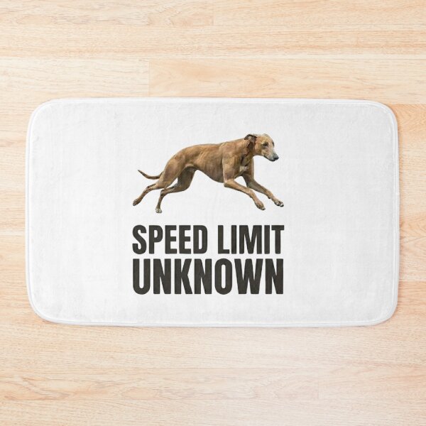 Item preview, Speed Limit Unknown Greyhound Dog designed and sold by laughingshirts.