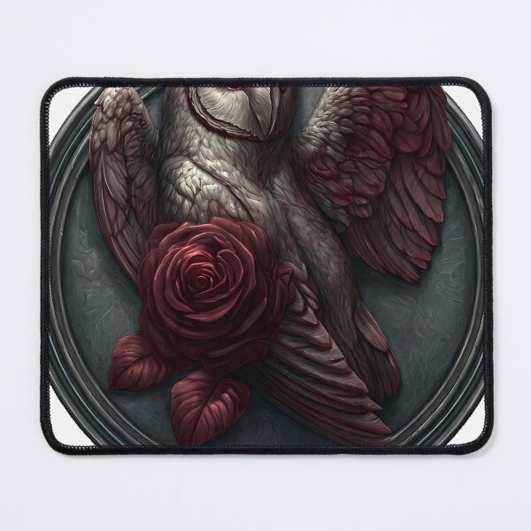 Item preview, Gothic Owl Medallion designed and sold by IllumeInk.