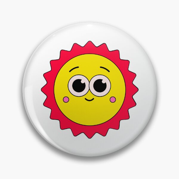Item preview, Cute Kawaii Happy Sun Cartoon Sticker Transparent Background designed and sold by NadDot.