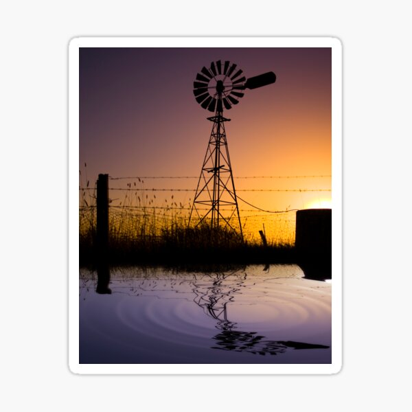 The Great Aussie Windmill Sticker