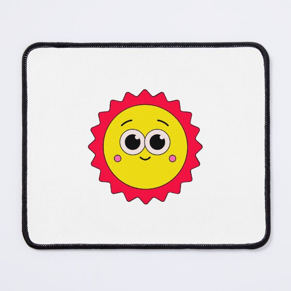 Item preview, Cute Kawaii Happy Sun Cartoon Sticker Transparent Background designed and sold by NadDot.