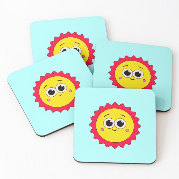 Item preview, Cute Kawaii Happy Sun Cartoon Sticker Transparent Background designed and sold by NadDot.