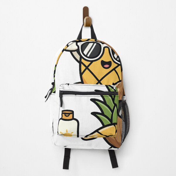 Item preview, Cute Summer Pineapple & Coconut | Funny Tropical Cartoon Sticker designed and sold by Luhop.