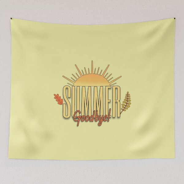 Item preview, Goodbye Summer, Hello Autumn - Seasonal Transition Design designed and sold by EsmArtUniverse.