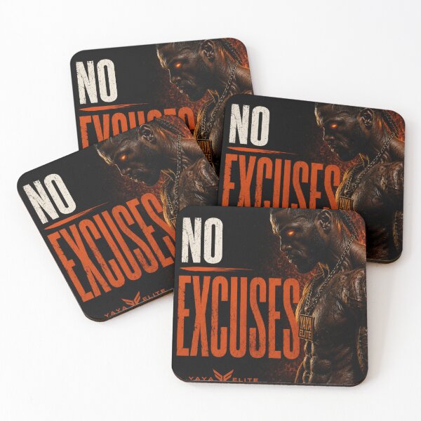 Item preview, No Excuses – YAYA ELITE Hardcore Gym Motivation Streetwear Design designed and sold by YAYA ELITE STREETWEAR.