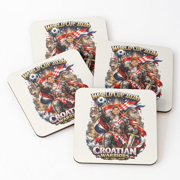 Item preview, Croatian Warriors World Cup 2026 designed and sold by Retro Arabica.