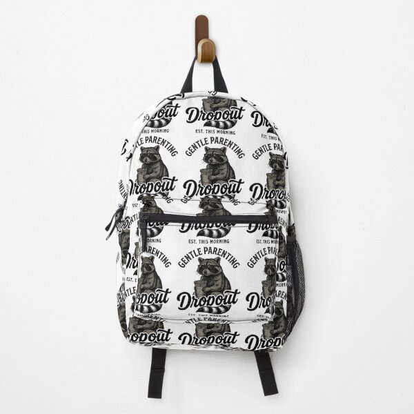 Item preview, Gentle Parenting Dropout Funny Tired Mom Raccoon Humor designed and sold by FreshVibe Prints.