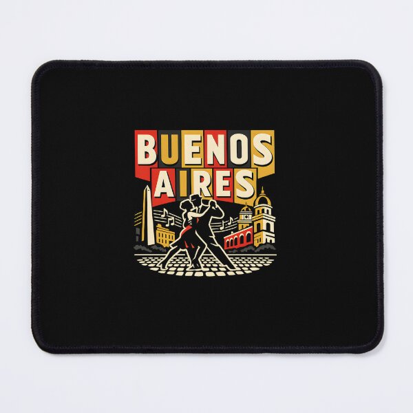 Item preview, Buenos Aires Retro Vintage Travel Shirt designed and sold by SJarts Creative Studio.
