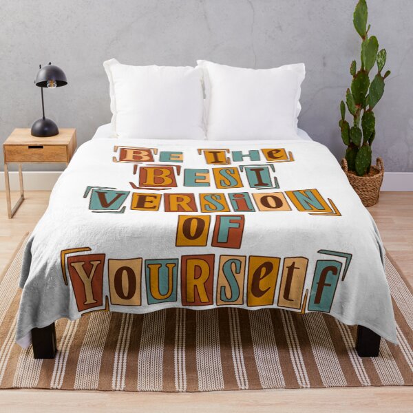 Item preview, Be The Best Version Of Yourself Motivational Self Improvement Quote designed and sold by JonesFlora2025.