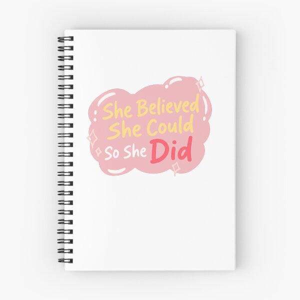 Item preview, She Believed She Could So She Did Woman Empowerment Motivational Quote designed and sold by JonesFlora2025.