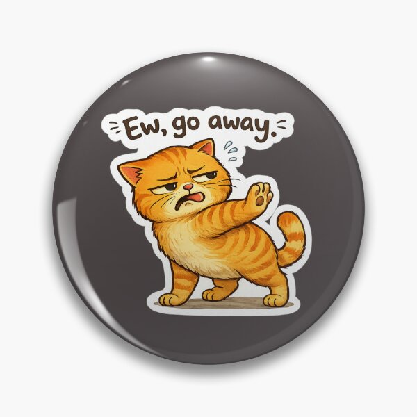 Item preview, The Moody Ginger Cats - Cute Chubby Neko designed and sold by LadyArtSpirit.