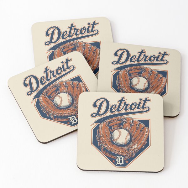 Item preview, Detroit Retro Baseball Glove Shield 90s designed and sold by FlashCraft Design.