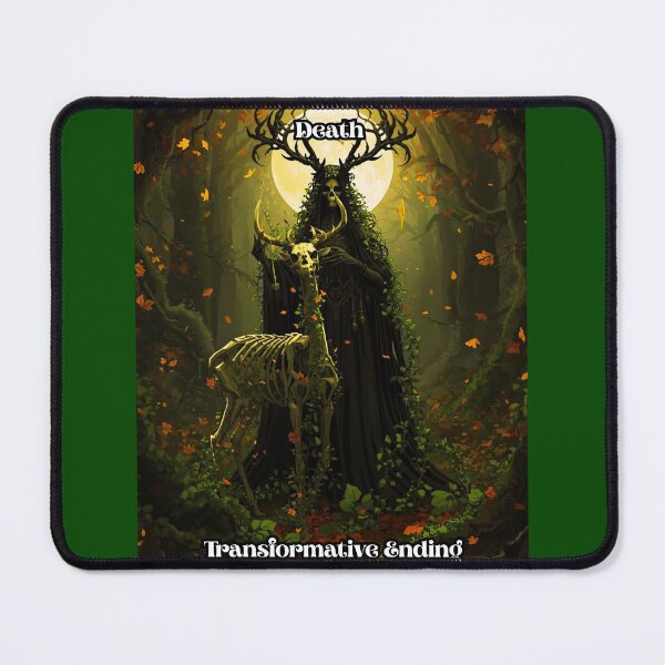 Item preview, Death - Tarot Card from Wildwood Green Witch Tarot Deck designed and sold by Earth Nature Creations.