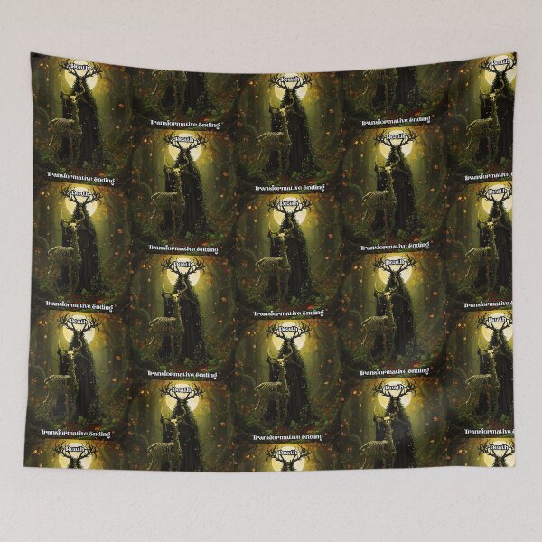 Item preview, Death - Tarot Card from Wildwood Green Witch Tarot Deck  designed and sold by Earth Nature Creations.
