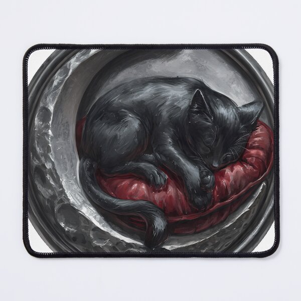 Item preview, Gothic Cat Medallion designed and sold by IllumeInk.