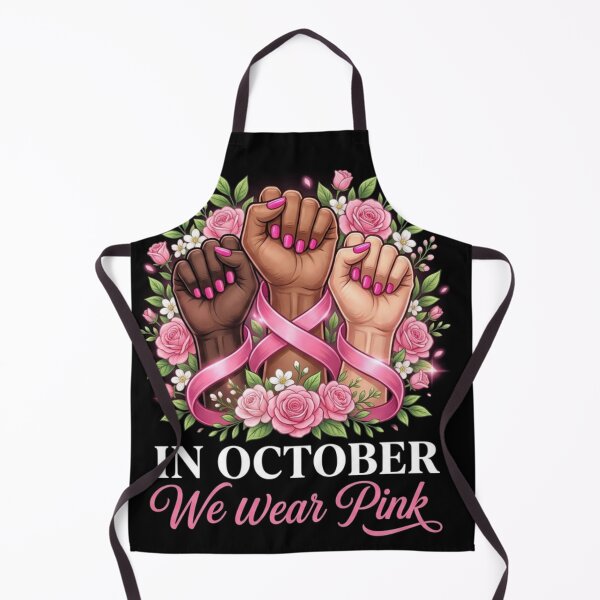 Item preview, In October We Wear Pink Breast Cancer Awareness Shirt – Support Hope Fighters & Survivors designed and sold by Alexis Art Collection.