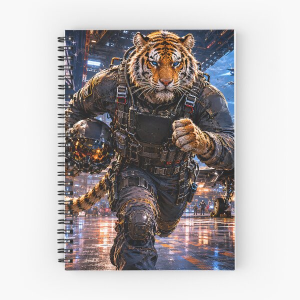 Item preview, Tiger Space Force Pilot Runs to his Aircraft designed and sold by nikkolaus.