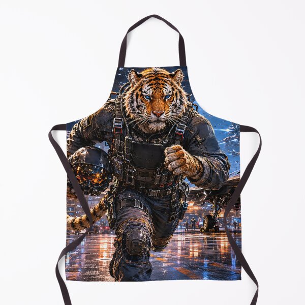 Item preview, Tiger Space Force Pilot Runs to his Aircraft designed and sold by nikkolaus.
