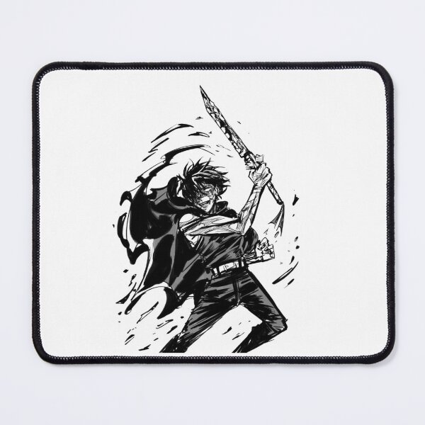Item preview, Zero Cursed Energy Female Warrior Wearing Hooded Cloak Charging Forward designed and sold by JohnnyFive8.