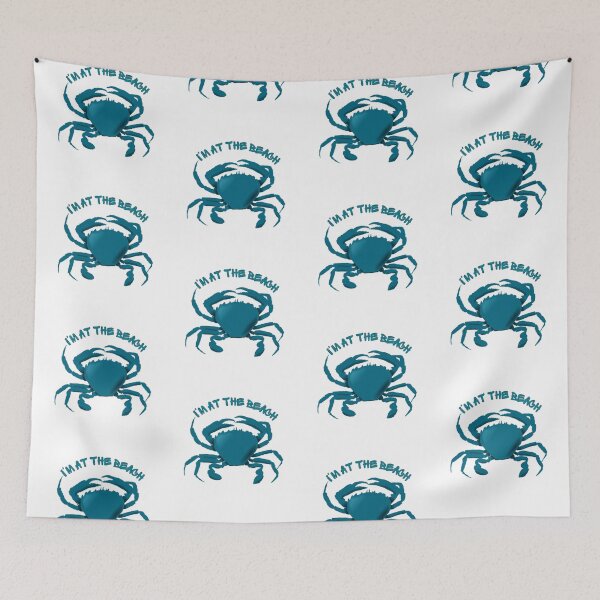 Item preview, Crab I’m at the Beach Shirt | Funny Coastal Summer Graphic Tee designed and sold by Ditstyle.
