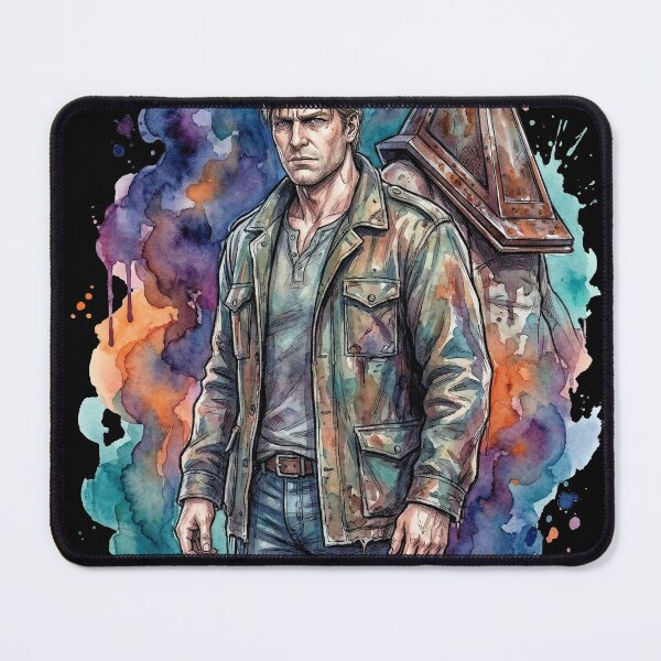 Item preview, Vaporwave James Sunderland – Silent Hill 2 Neon Fog Dream designed and sold by Senpaiwaves.