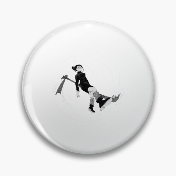 Item preview, High School Girl Floating in Air Holding Large Broom Stick Frame designed and sold by JohnnyFive8.