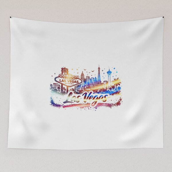 Item preview, Las Vegas Skyline Neon Desert City Aesthetic Design designed and sold by CleanDecor.