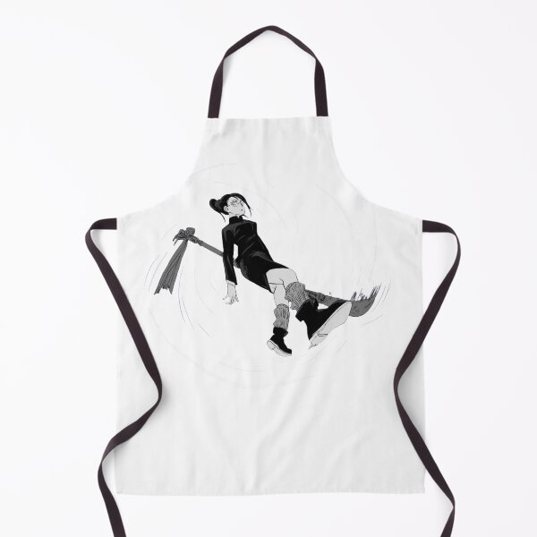 Item preview, High School Girl Floating in Air Holding Large Broom Stick Frame designed and sold by JohnnyFive8.