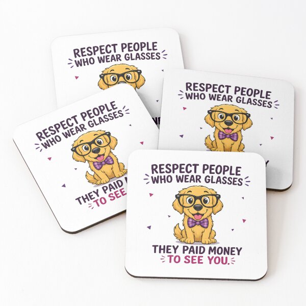 Item preview, RESPECT PEOPLE WHO WEAR GLASSES... designed and sold by KISHNAY-FASHION.