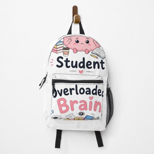Item preview, Overloaded Brain Student Cute Kawaii Study Meme T-Shirt Design designed and sold by Sanika arts .