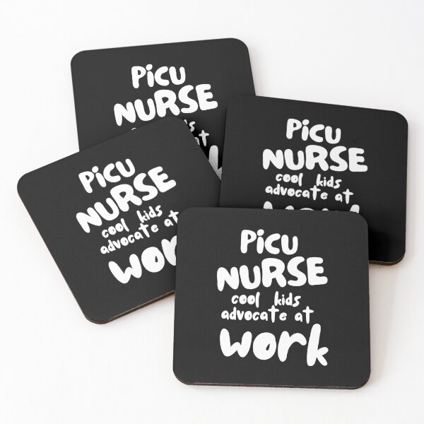 Item preview, PICU Nurse Cool Kids Advocate at Work Shirt | Pediatric ICU Nurse White Tee | Nurse Gift Design designed and sold by medoutfits.