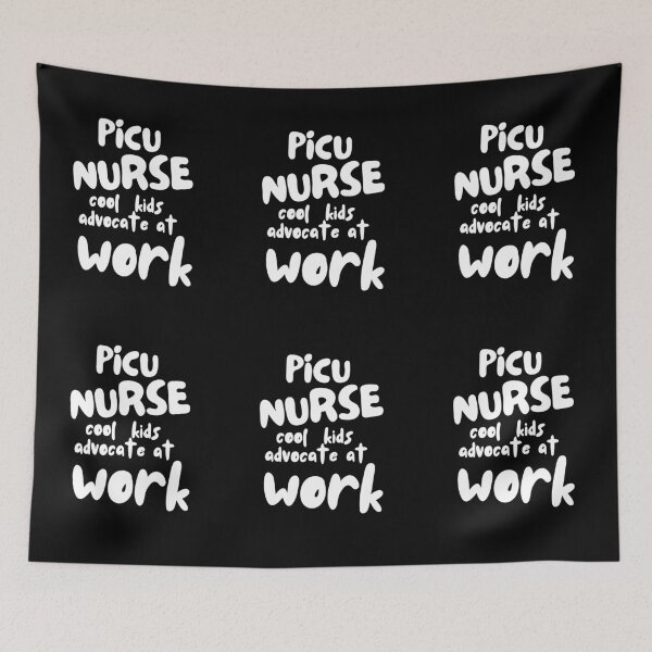 Item preview, PICU Nurse Cool Kids Advocate at Work Shirt | Pediatric ICU Nurse White Tee | Nurse Gift Design designed and sold by medoutfits.