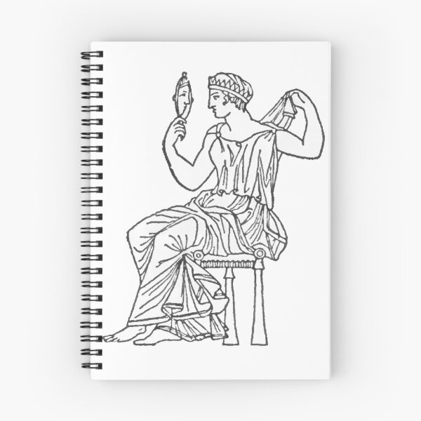 Item preview, Woman with Mirror, Goddess, Greek Goddess Drawing designed and sold by HawthorneFlame.