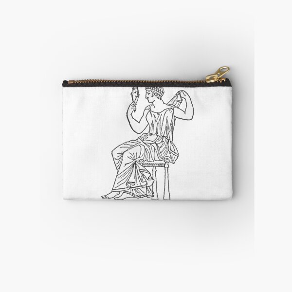 Item preview, Woman with Mirror, Goddess, Greek Goddess Drawing designed and sold by HawthorneFlame.