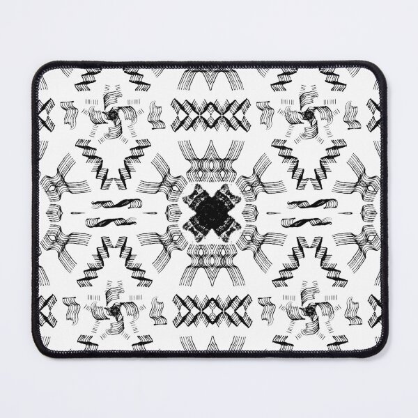 Item preview, black multiple line seamless pattern designed and sold by thesalynn.
