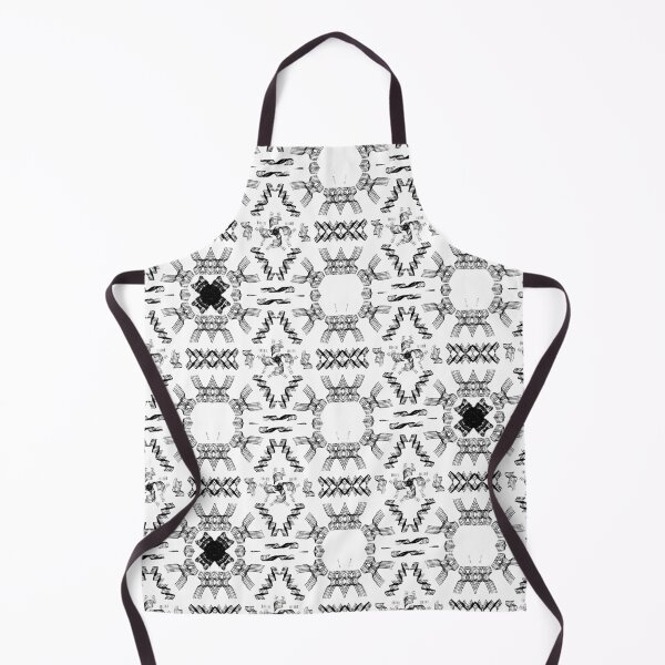 Item preview, black multiple line seamless pattern designed and sold by thesalynn.