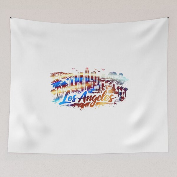 Item preview, Los Angeles Skyline California Urban Aesthetic Design designed and sold by CleanDecor.